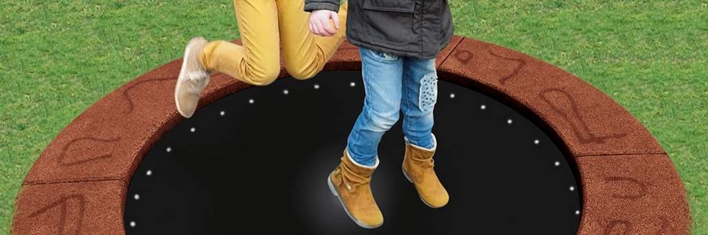 Trampoliner til nedgraving