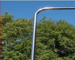 Rustfritt Brannmannstang 3,0 m