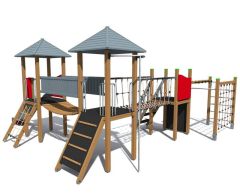 Lekestativ Trude B med klatrevegg