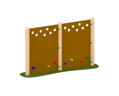 Dobbeltsidig klatrevegg