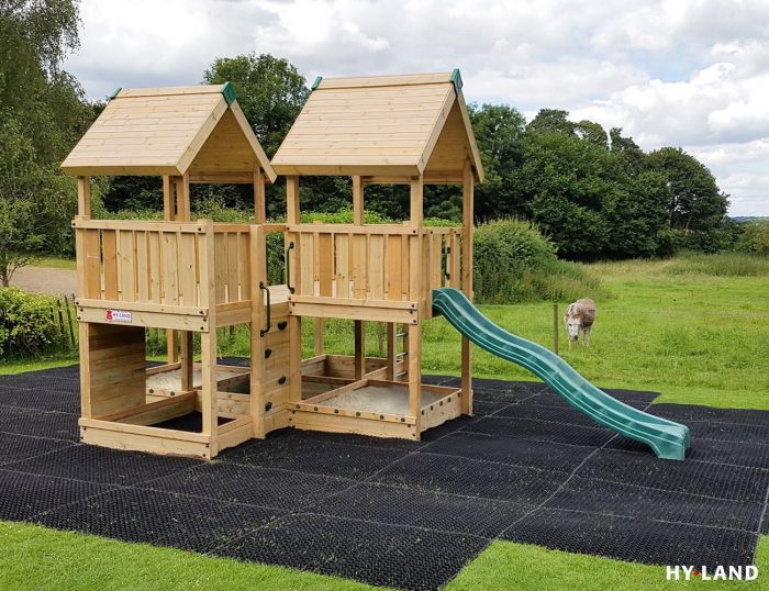 Enkel montering av Hy-land lekeapparater