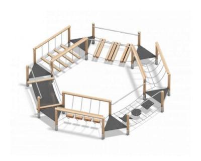 Frisia hinderløype for introduksjonspris