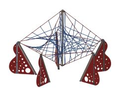 Femkantet hengende klatrepyramide Levitator 5