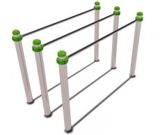 JMP treningspark Trippel parallel bars Calisthenics